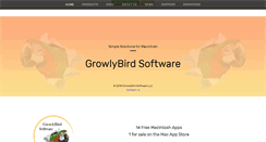 Desktop Screenshot of growlybird.com